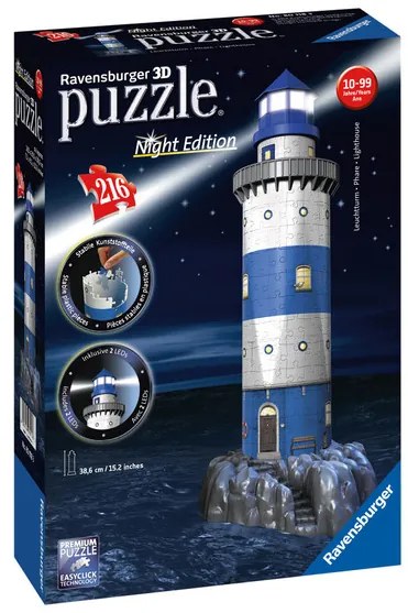 Ravensburger 3D LED puzzle stavba (maják) (100356473)