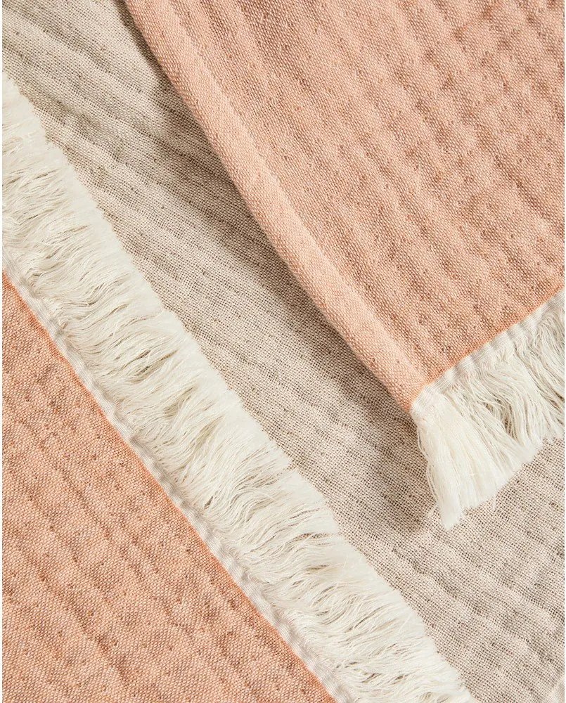 Mušelínová detská deka v lososovej farbe 130x170 cm Nafine – Kave Home
