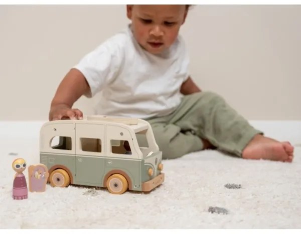 Little Dutch - Drevený karavan s príslušenstvom