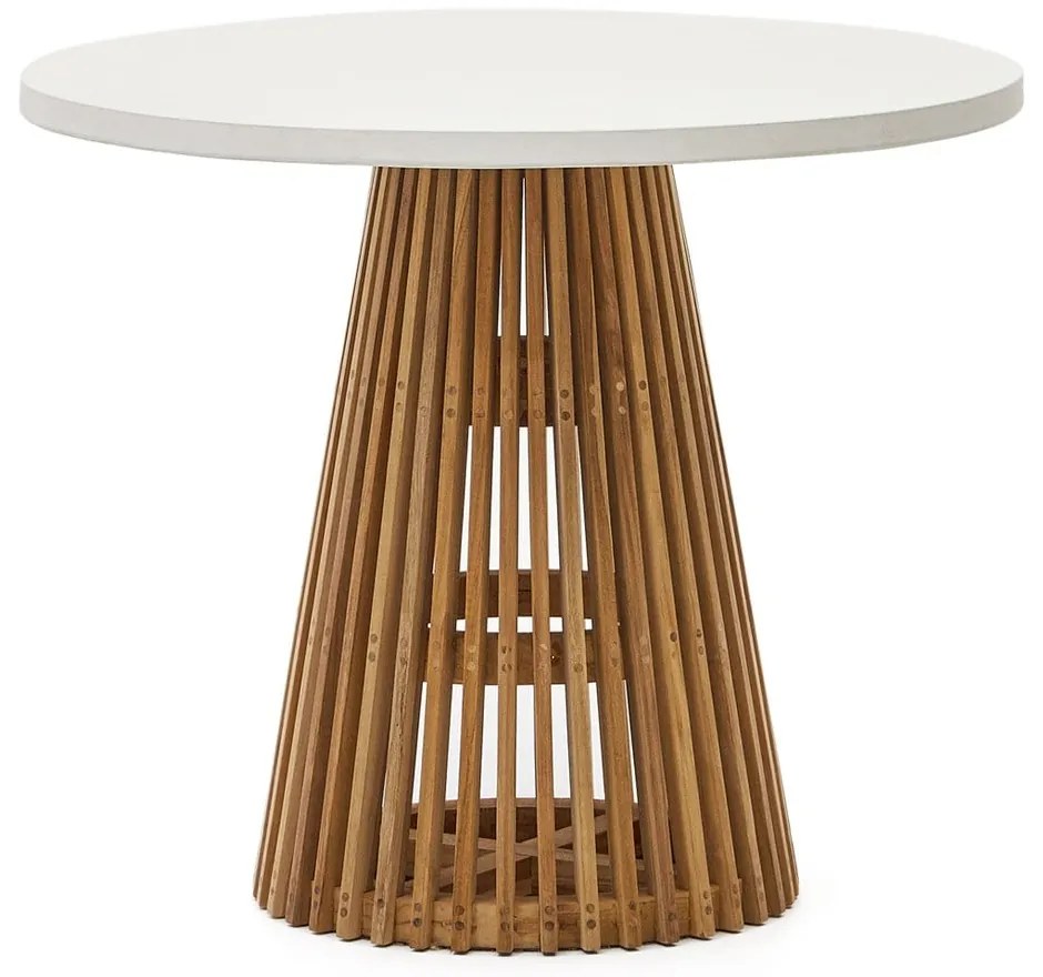 Okrúhly záhradný jedálenský stôl ø 90 cm Alcaufar – Kave Home