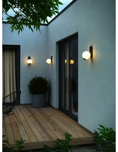 Nordlux - Vonkajšie nástenné svietidlo DALIUS 1xE27/10W/230V IP44