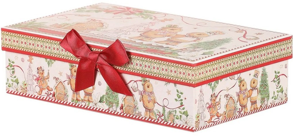 Darčeková súprava 2 vianočných šálok s podšálkami Perníčky 70 ml