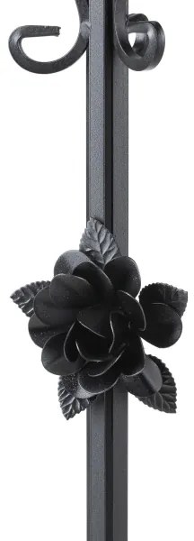 Stojan na kvety 95x39 cm čierna