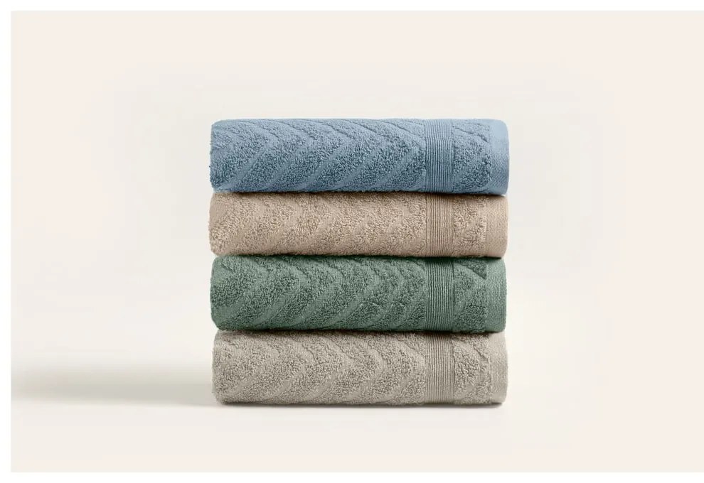 Froté bavlnené uteráky v súprave 4 ks 50x90 cm – Foutastic