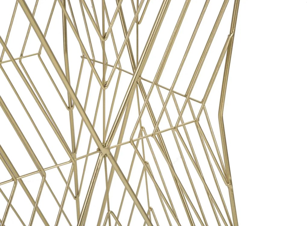 Odkladací stolík Lines 50 cm zlatý