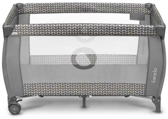 Lionelo - Cestovná postieľka SVEN PLUS šedá
