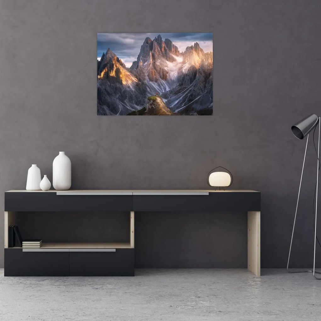 Obraz - Horská panoráma (70x50 cm)