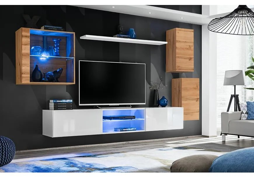 Obývacia Stena Switch Xxiii Wotan/Biely