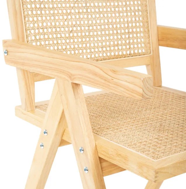 Stolička ROTIN drevená 834085