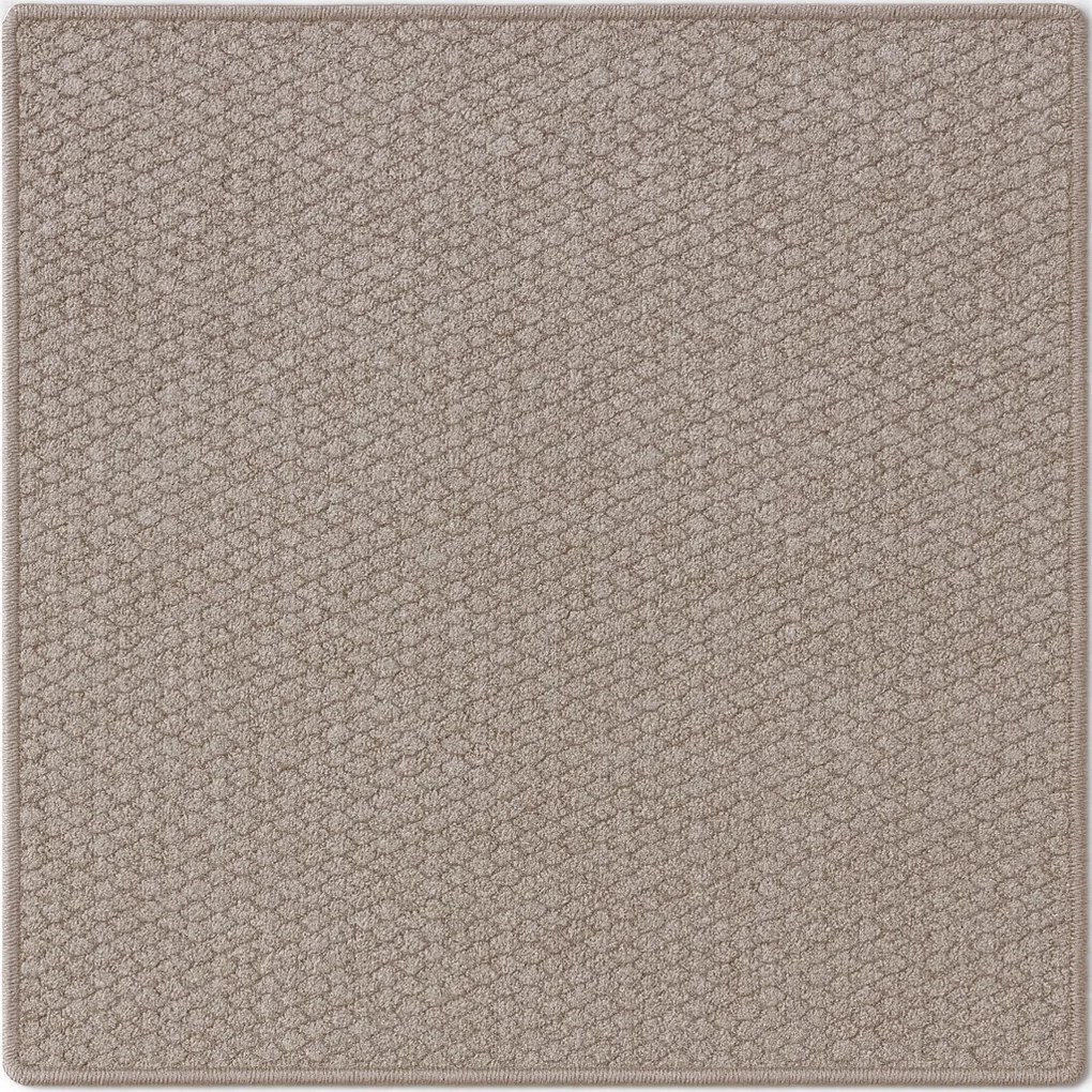 Kusový koberec Atlas 31 hnedý štvorec, 200x200, hnedá, obývacia izba, AladinWorld Expres