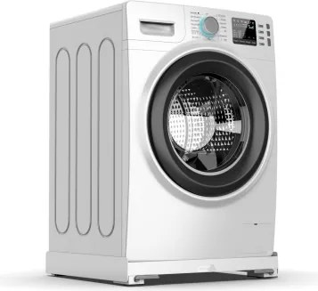 Meliconi 656146 -Antivibračná podložka pod práčku s výsuvnými kolieskami 61 cm biela