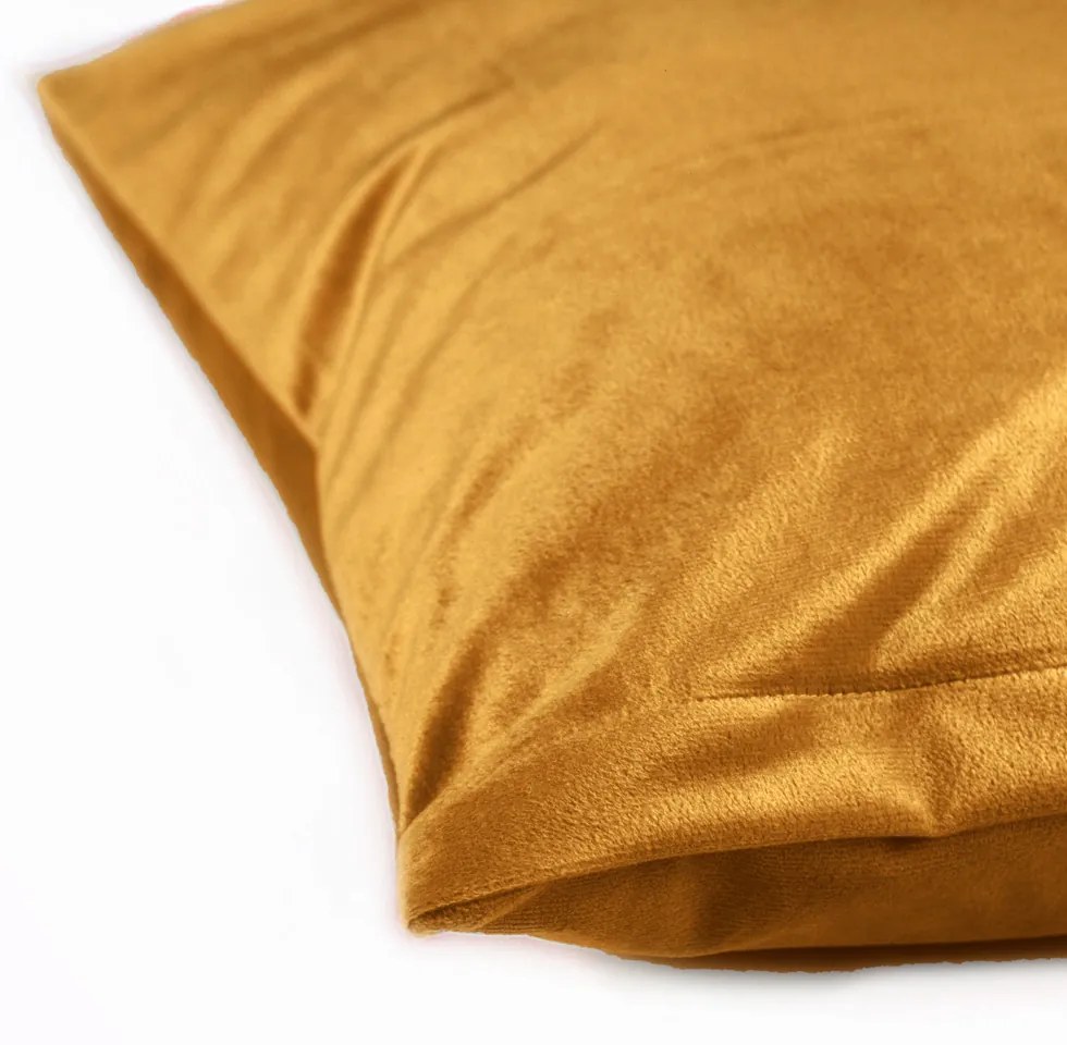 Biante Zamatová obliečka na vankúš Velvet Prémium SVP-008 Medová 50 x 70 cm