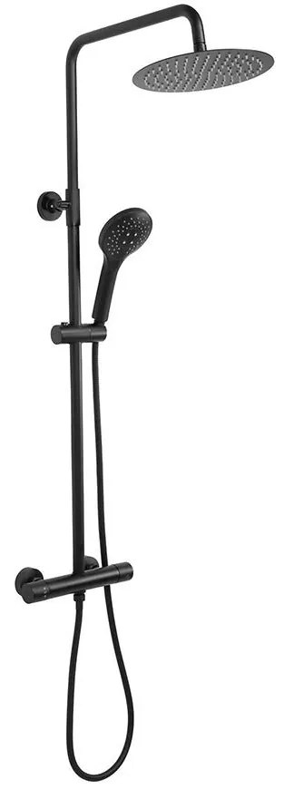 Sprchová termostatická sada Vincent čierna Rea P6600