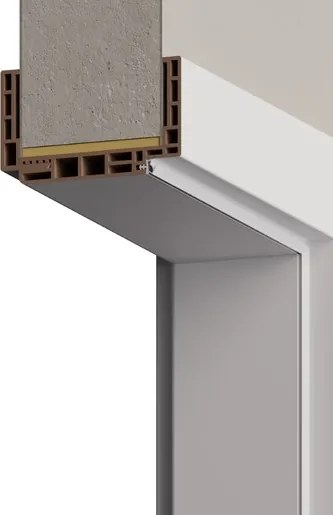 Vodeodolná obložková zárubňa DRE 90 cm pre hrúbku steny 12-14 cm pravá O3BM90PW