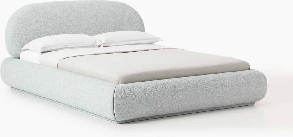 Buklé čalúnená posteľ Alba