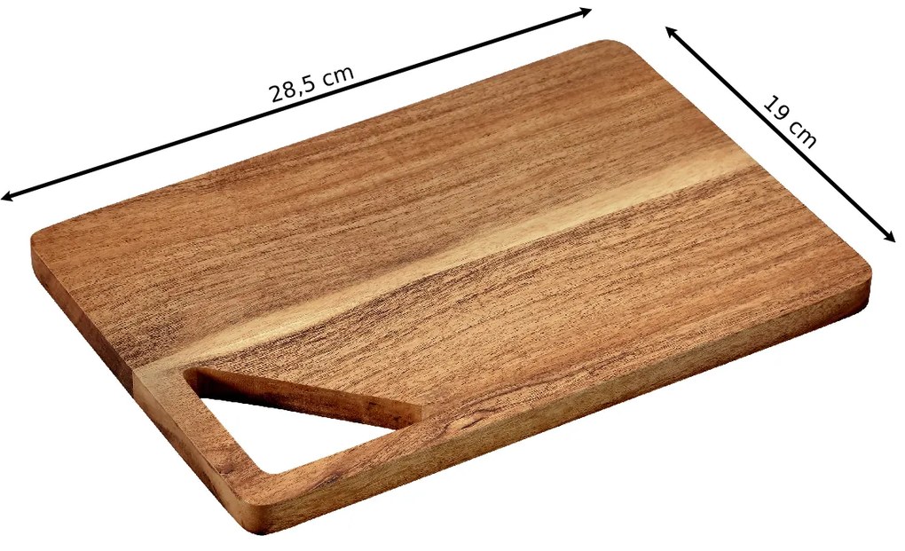 Doska na krájanie Lumi, akácia, 28x19 cm