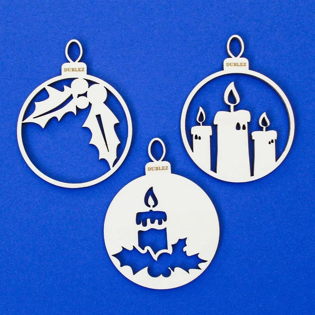 Tradičné vianočné gule - Set (3ks)