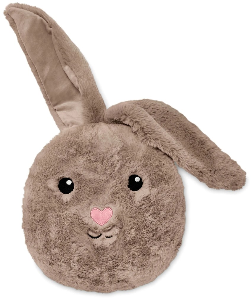 Plyšový vankúš v tvare zajačika