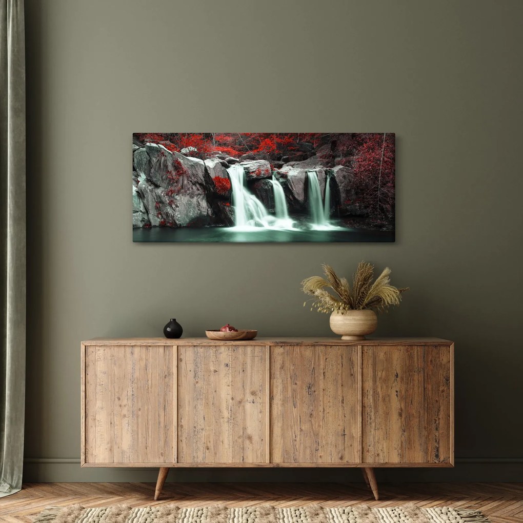 Obraz - Vodopády (120x50 cm)