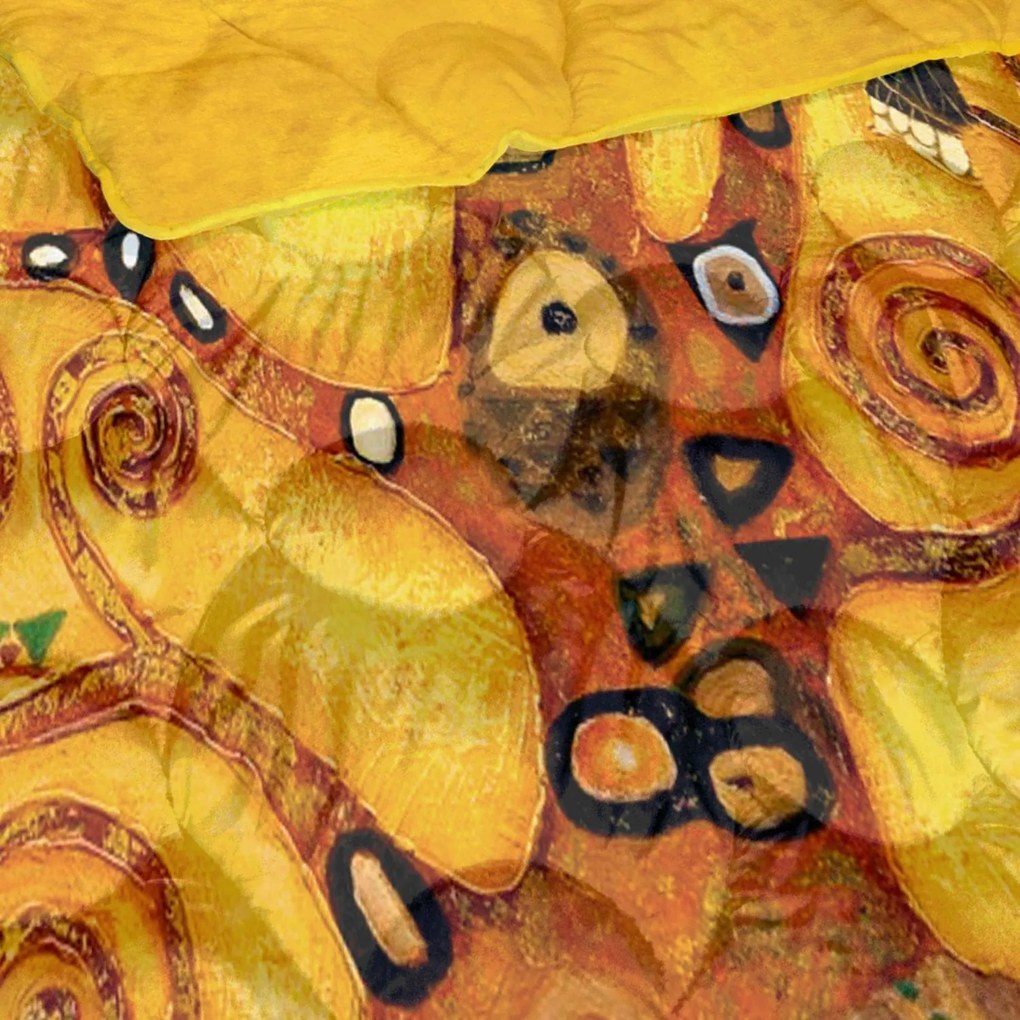 Áčko a.s. Ružomberok Prešívaná hrejivá deka Gustav Klimt - ARBOL Gold