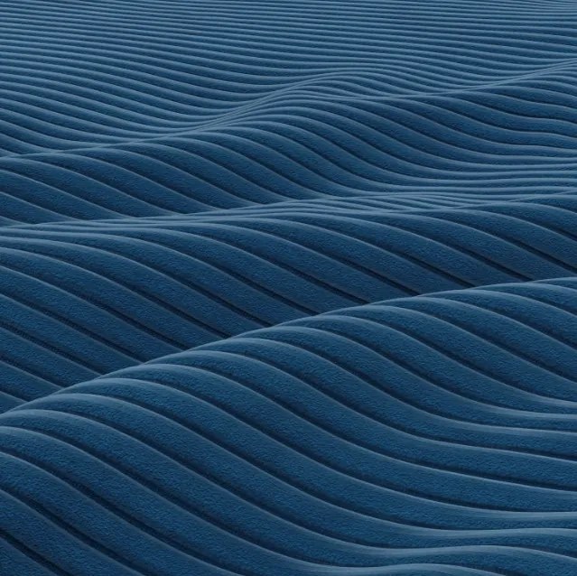 Sedacia súprava FORESTA ULL Poso v tvare U tmavomodrá