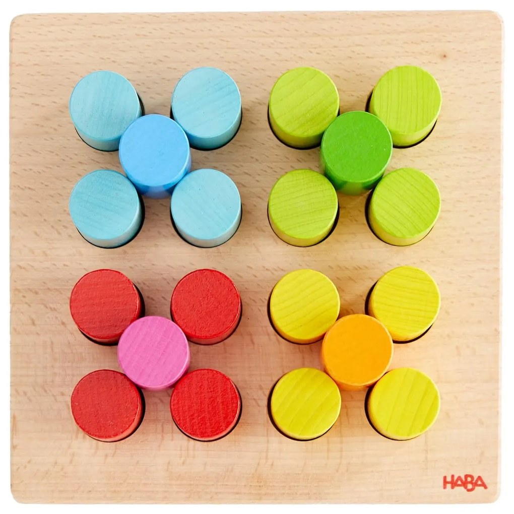 Stohovacia motorická hra s valčekmi