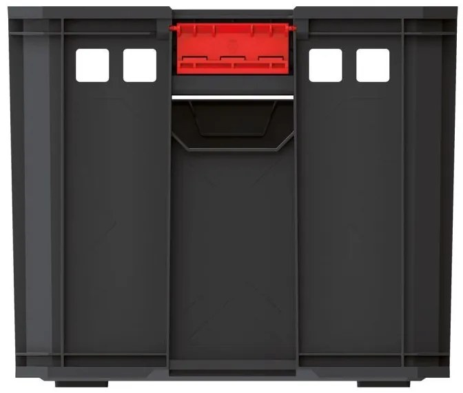 Dílenský box XEBLOCCK PRO 53,6 x 35,4 x 30 cm černo-červený