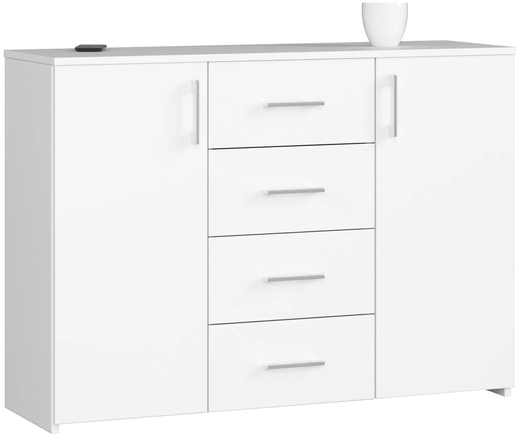 Komoda Kuerten (biela). Akcia -19%. Vlastná spoľahlivá doprava až k Vám domov. 1117144