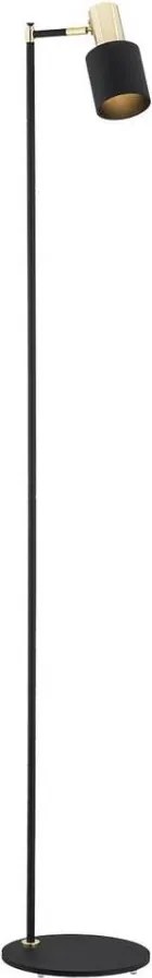 Argon 4259 - Stojacia lampa DORIA 1xE27/15W/230V čierna/mosadz