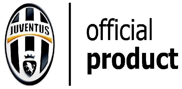 Veľká fleecová deka Juventus FC - motív Black & White - Polar fleece 150 x 200 cm