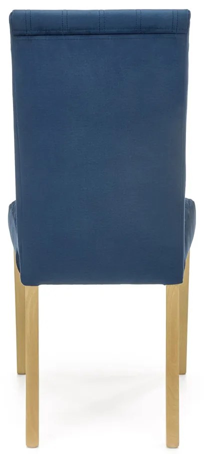 Jedálenská stolička Diego 3 - granátová (Velvet) / dub medový