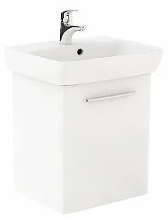 Umývadlová skrinka s umývadlom KOŁO NOVA PRO 55 cm - lesklá biela