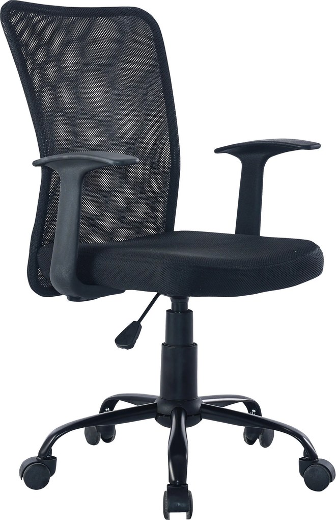 XXXLutz OTOČNÁ STOLIČKA PRE MLÁDEŽ, sieťovina, čierna Boxxx - Detské izby - 000788005602