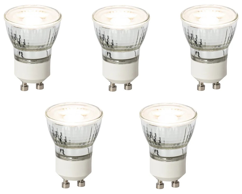 Sada 5 stmievateľných LED žiaroviek GU10 35mm 3W 220LM 3000K