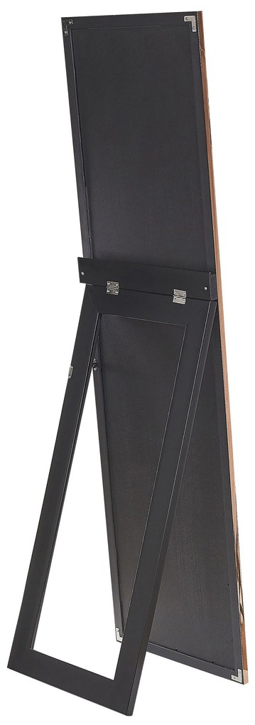 Stojace zrkadlo 40 x 140 cm medené BRECEY Beliani
