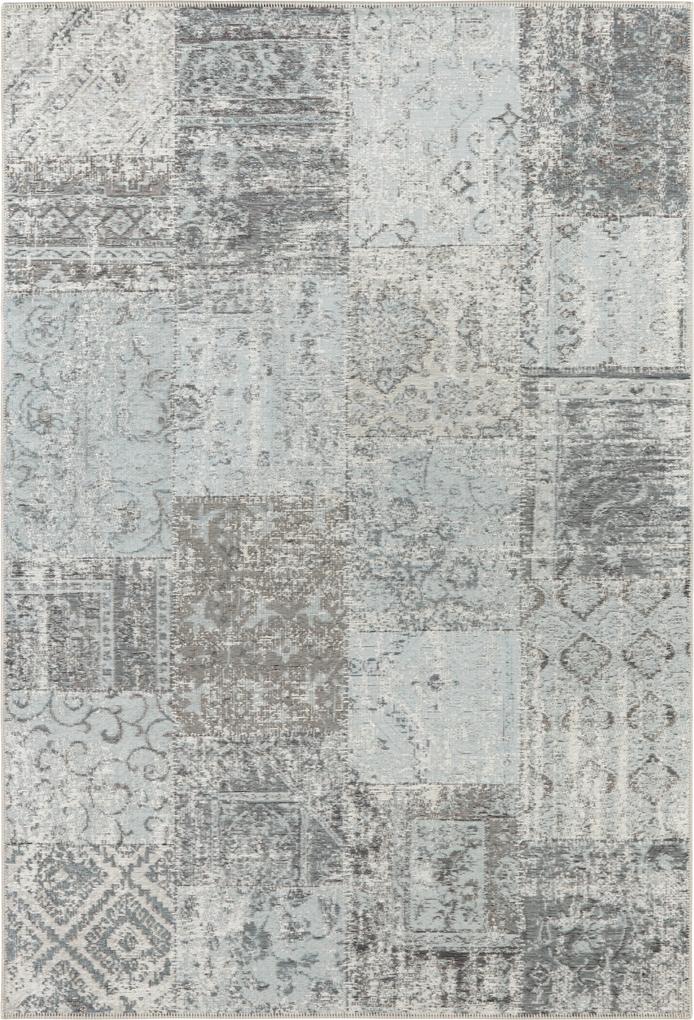ELLE Decor koberce Kusový koberec Pleasure 103587 Light Blue/Black/Cream z kolekce Elle - 80x150 cm