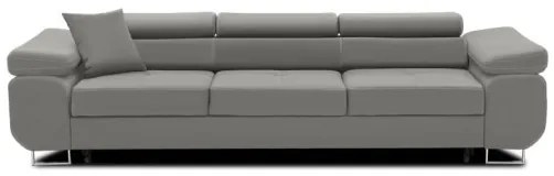 Trojmiestna rozkladacia sedačka RIGATTO svetlosivá