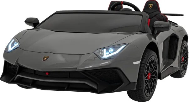 Detské elektrické autíčko Lamborghini Aventador SV 24 V sivé