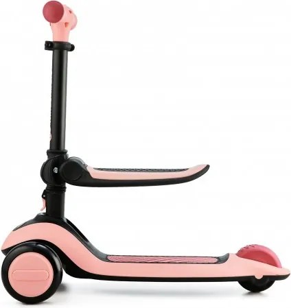 KINDERKRAFT Odrážadlo a kolobežka 2v1 HALLEY ružová