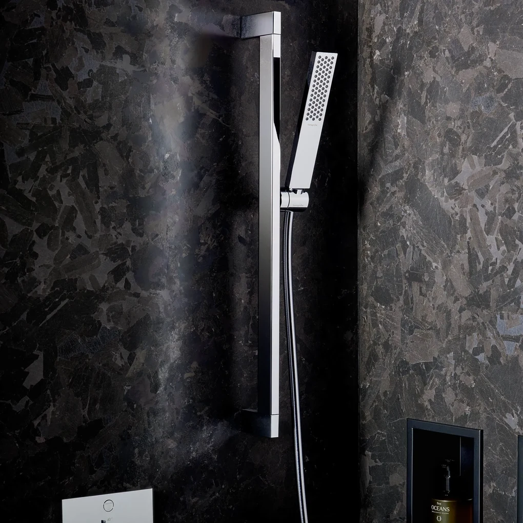 Hansgrohe Pulsify E, tyčová ručná sprcha 100 1jet EcoSmart+, chrómová, HAN-24321000