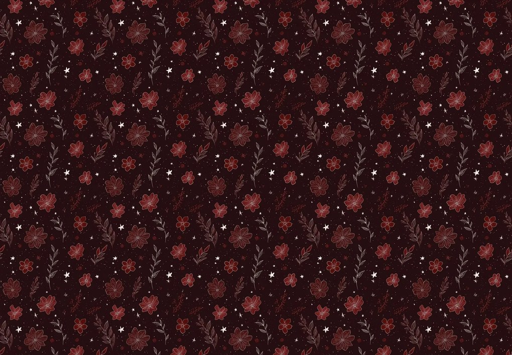 Fototapeta - Bordový vzor (147x102 cm)