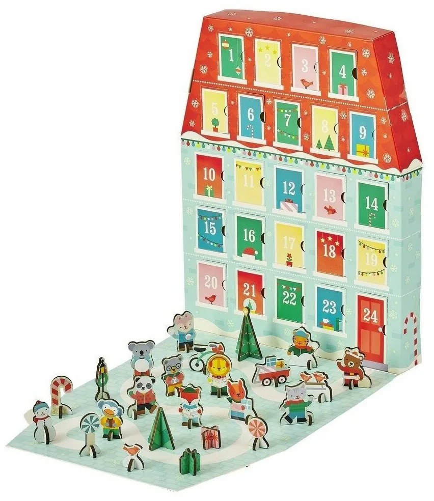 Petit Collage Vianočný adventný kalendár