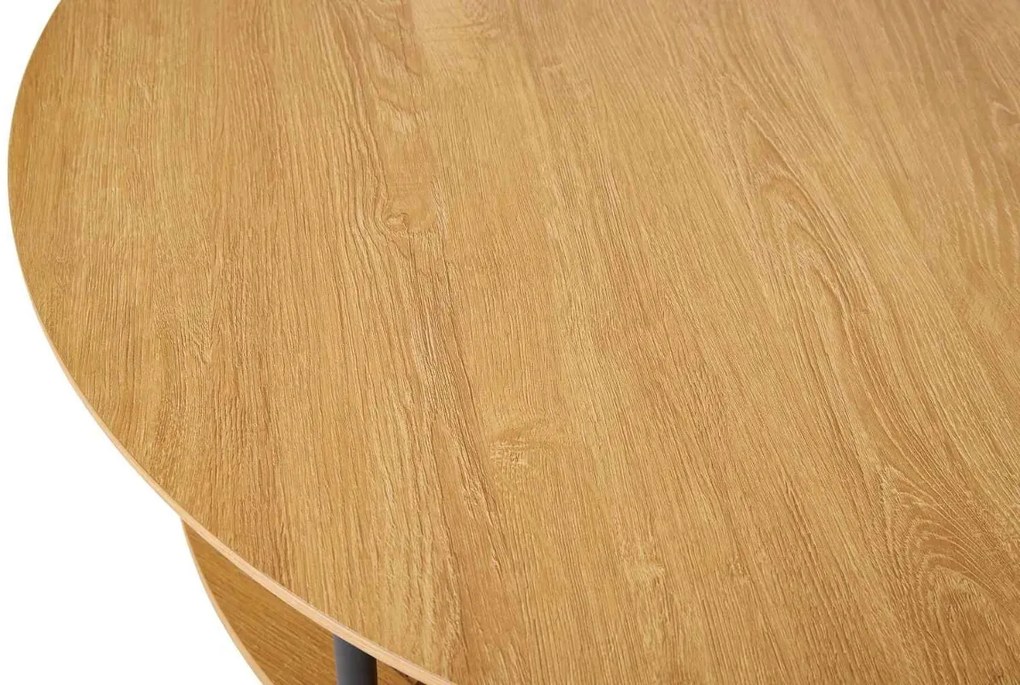 Dizajnový konferenčný stolík Lakshmana 80 cm prírodný dub