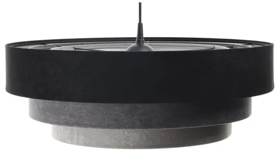 Luster na lanku TRINITI 1xE27/60W/230V čierna/šedá