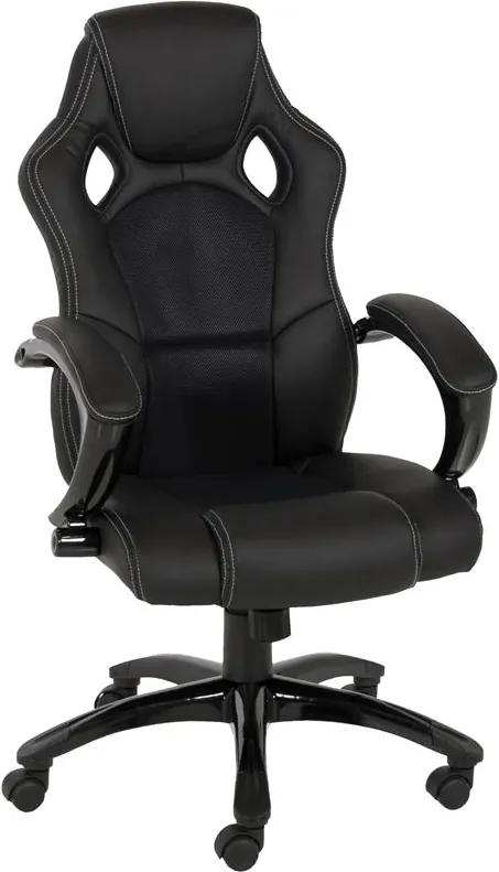 Bighome - Kancelárska stolička SPEEDY, čierna