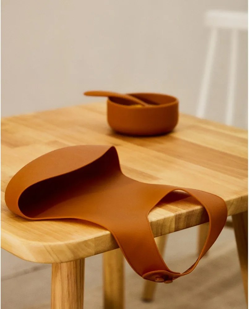 Oranžové/sivomodré podbradníky v súprave 2 ks Lili – Kave Home