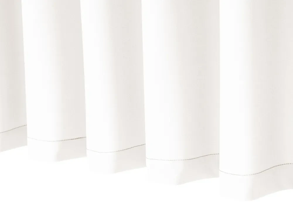 Biante Dekoračný záves Rongo RG-032 Krémový biely 140x150 cm