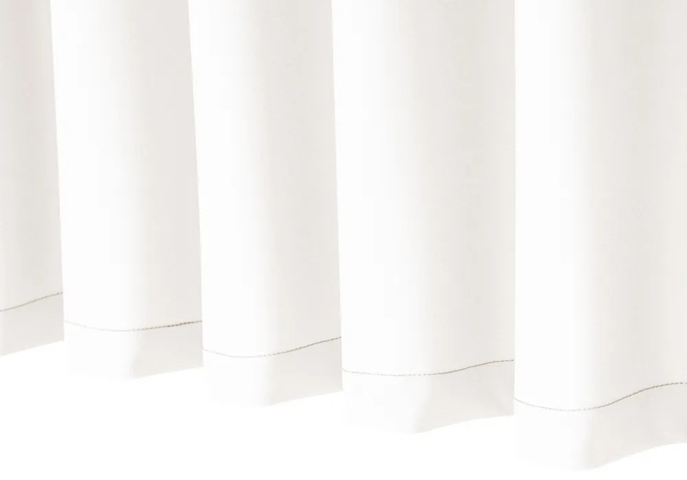 Biante Dekoračný záves Rongo RG-032 Krémový biely 140x260 cm