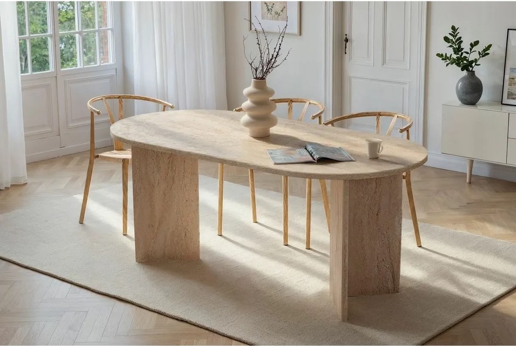 Jedálenský stôl Sablin Travertine