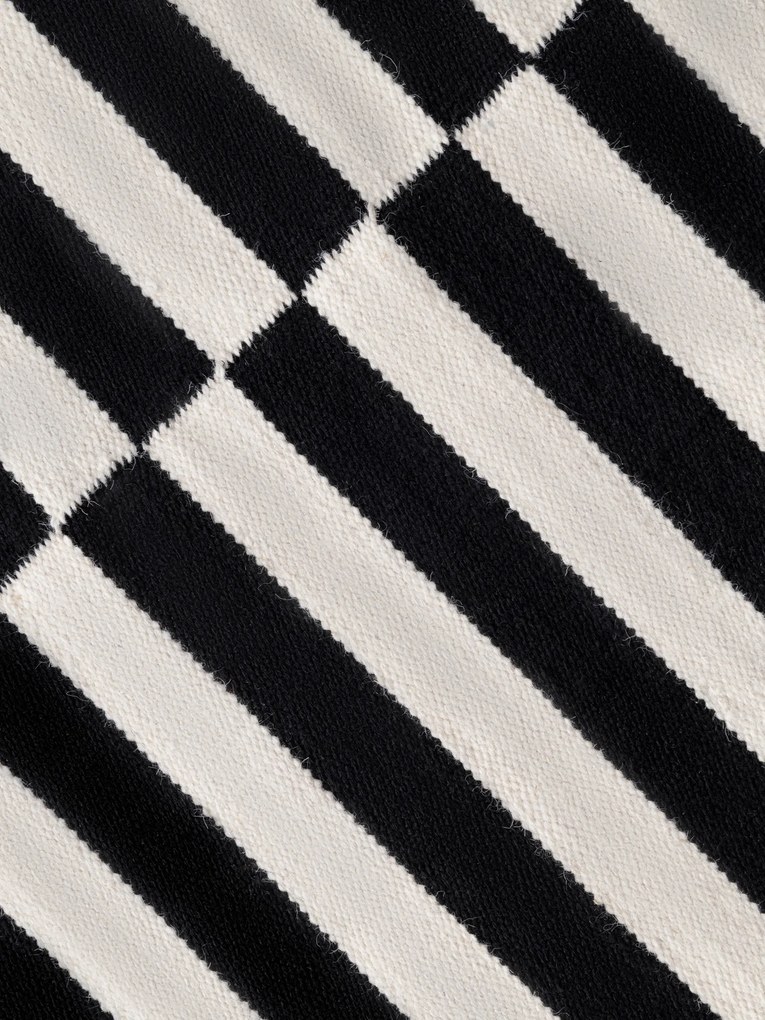 Hanse Home, Kusový koberec Donna 106207 Black White, 80x150, čiernobiela, obývacia izba